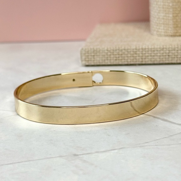 ALLSAINTS Gold-Tone Stud Bangle Bracelet - Picture 3 of 3